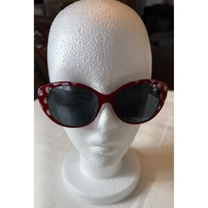 JEAN LAFONT PARIS FRANCESCA P 6068 RED MULT GRADIENT SUNGLASSES; Frames Only